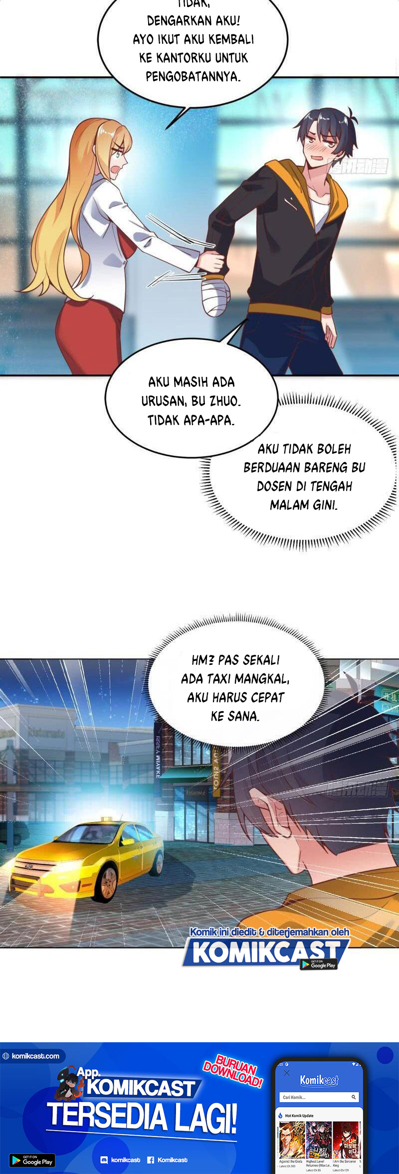 Carrying The Goddess Along Chapter 46 Gambar 23